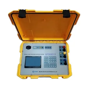 Sistema de prueba de medidor de energía trifásico portátil con estándar de referencia y fuente de corriente y voltaje integrada