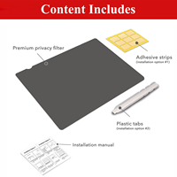 Filtre de confidentialité anti-éblouissement pour ordinateur portable de 17 pouces Film de protection d'écran anti-lumière bleue pour écran standard 5:4 moniteur