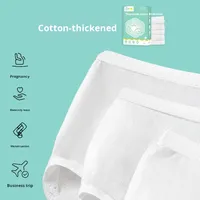 Culottes jetables en coton pour femmes Shorts de stérilisation quotidiens pour les affaires de voyage femmes enceintes et post-partum culottes pour femmes