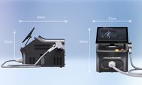 Appareil d'épilation au laser diode portable ADSS Ice 808, sans douleur, 3 longueurs d'onde, électrolyse