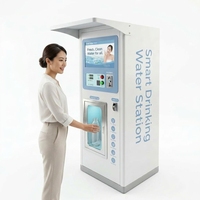 Distributeur d'eau intelligent Master Lu RO avec SDK, distributeur automatique d'eau potable à écran tactile, fonctionnant à pièces, armoire métallique extérieure