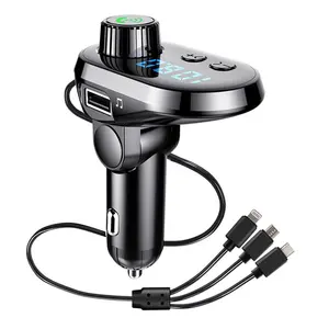 Bluetooth car charger fm transmitter mp3 car player