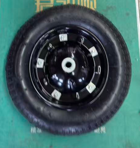 Brouette en plastique polyéthylène de 65 L avec cadre séparé à 2 roues, emballée dans une boîte pour une utilisation en jardin, en cour et en construction, provenant d'un fabricant OEM - Product Image 5