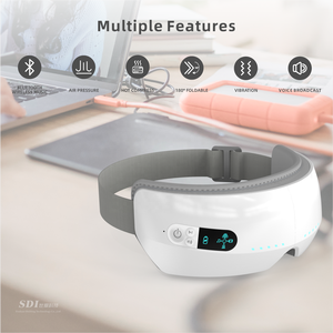 Лидер продаж, медицинские товары, устройство для здоровья, умный массажер для глаз с подогревом воздуха, Вибрирующая акупунктурная терапия - Product Image 4