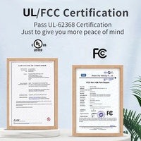 Cargador de Pared USB A de 5V 2A 10W con Enchufe Estadounidense, Certificado por FCC, CEC y DOE, para iPhone, Samsung y Teléfonos Móviles