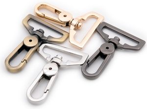 Mousquetons métalliques en laiton brossé pour sacs à main, fermoirs pivotants à griffe de homard, accessoires de maroquinerie - Product Image 4