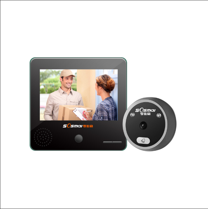 Wi-Fi дверной Звонок камера цифровой широкоугольный дверной глазок