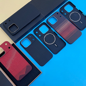 Ốp điện thoại iPhone 17 Series chất liệu sợi carbon, phiên bản siêu mỏng, vỏ bảo vệ Aramid họa tiết hoàng hôn - Product Image 3