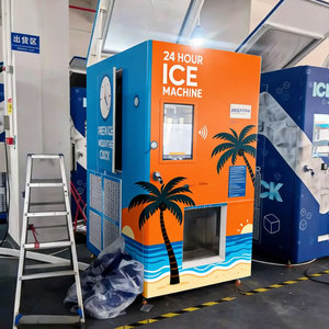 Máquina Expendedora de Hielo con Sellado Automático, Máquina Expendedora de Bebidas y <span class=keywords><strong>Café</strong></span> las 24 Horas, Máquina Expendedora de Hielo de Autoservicio - Product Image 1