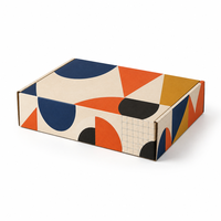 Boîte d'expédition en carton ondulé en papier kraft imprimé sur mesure, emballage écologique pour vêtements, boîte cadeau, boîte d'abonnement, logo
