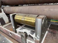 Laminoir automatique de tôle d'acier inoxydable et d'aluminium de W11S-50 * 1500 3 rouleaux avec le moteur 11kw