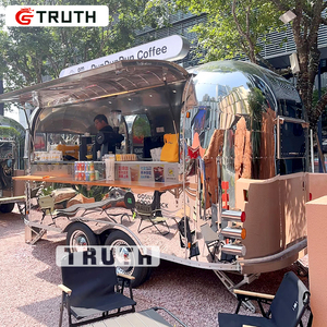 Truth Camper Bakery Coffee Food Truck With Full Kitchen Cart Mobile Pizza Vintage Concession Bbq Coffee Food Trailer for Sale - Product Image 3
