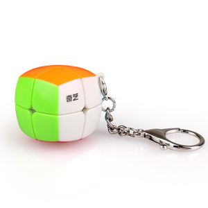 Qiyi Mini 2x2x2 Cube móc khóa gối 3x3x3 Keychain MoFangGe Ivy kim tự tháp bánh Cube túi vòng chìa khóa - Product Image 1