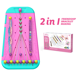 Kit de Fabricación de <span class=keywords><strong>Pulseras</strong></span> de la Amistad <span class=keywords><strong>para</strong></span> <span class=keywords><strong>Niñas</strong></span> de 8 a 12 Años, Set de Manualidades de Plástico, <span class=keywords><strong>Caja</strong></span> de Colores <span class=keywords><strong>para</strong></span> Joyería Creativa, Juego en Grupo, Fantasía - Product Image 1