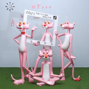 Internet celebridad <span class=keywords><strong>Pantera</strong></span> <span class=keywords><strong>Rosa</strong></span> escultura <span class=keywords><strong>de</strong></span> fibra <span class=keywords><strong>de</strong></span> vidrio muñeca <span class=keywords><strong>de</strong></span> <span class=keywords><strong>dibujos</strong></span> <span class=keywords><strong>animados</strong></span> ecológica para té <span class=keywords><strong>de</strong></span> <span class=keywords><strong>la</strong></span> leche tienda <span class=keywords><strong>de</strong></span> postres decoración <span class=keywords><strong>de</strong></span> centro comercial - Product Image 1