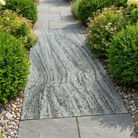 TY Shandong Granit Gris Blanc Naturel Écologique Moderne, Petite Dalle Brossée, Solution Complète pour Plans de Travail de Cuisine de Villa et de Parc