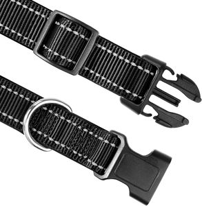 Collares de Tela de Neopreno Personalizados para Perro con Etiqueta, Hebilla de Gancho y Ajustables para Entrenamiento - Product Image 3