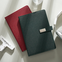 Set de Regalo de Cuaderno Magnético de PU con Logotipo Personalizado, Hebilla Metálica, Diario de Lujo y Caja de Regalo con Bolígrafo, para Empresas y Promociones