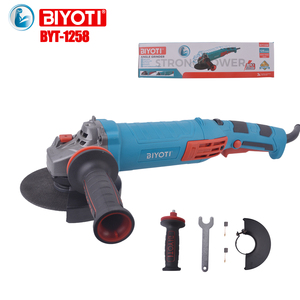 מטחנה זוויתית מקצועית בעלת מהירות משתנה 125 מ\\\"מ, כלי עבודה חשמליים בעלי עוצמה גבוהה לליטוש וחיתוך מתכת - Product Image 6