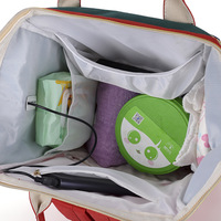 2024 Mode Große Kapazität Wasserdichte Polyester Mumien tasche Rucksack Stil Schulter funktion Handtasche für Schwangere Mütter