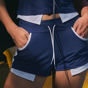 Shorts et hauts de tennis imprimés à séchage rapide et anti-humidité pour sports d'été, fitness et entraînement, extensibles dans 4 directions, anti-UV, ensembles deux pièces - Product Image 4
