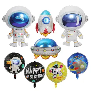 Wholesale Helium Floatable 84cm*60cm Spaceman 18inch Astronaut Balloon Helium Foil Spaceman Astronaut Balloon