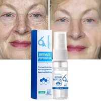 Spray réparateur apaisant pour peaux sensibles et abîmées par les stéroïdes, à base d'oligopeptide-1 fermenté, d'oligopeptide-3, d'ADN de saumon et de PDRN, 6A