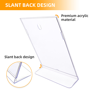 Đặc biệt cung cấp L hình dạng nhựa menu Flyer A4 giấy chủ bảng dấu hiệu hàng đầu chủ thích hợp cho nhà hàng văn phòng nhà cửa hàng - Product Image 5