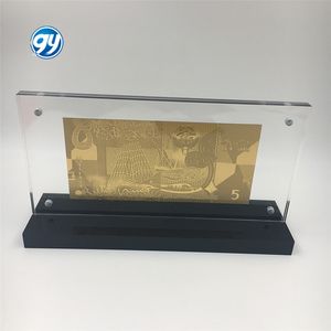 科威特 1/2 迪纳尔 塑料材质 24K 金钞票 - Product Image 5