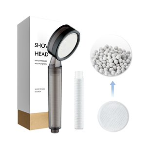 <span class=keywords><strong>Soffione</strong></span> <span class=keywords><strong>Doccia</strong></span> Esteso Trasparente Grigio in ABS Ecologico, Risparmio Idrico, per Hotel <span class=keywords><strong>e</strong></span> Bagno - Product Image 1