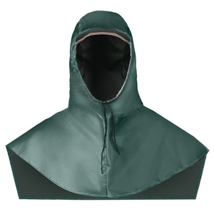 Waterproof <b>Shawl</b> Hat With Hood Dustproof Face Cover For Work Outdoor Use Green One Size - Product Image 1