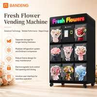 Máquina Expendedora de Flores Frescas BANDENG BD6510XH 10T con Diseño de Almacenamiento Separado para Exhibición y Venta de Flores