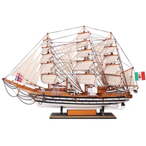 Grand modèle de bateau <span class=keywords><strong>Amerigo</strong></span> Vespucci de luxe, exquis, pour la décoration du salon, symbole d'une navigation paisible, cadeau de déménagement haut de gamme - Product Image 2