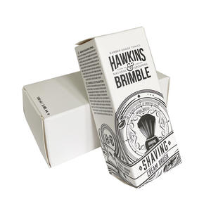 Caja de <span class=keywords><strong>maquillaje</strong></span> con logotipo personalizado para el Día del Padre, caja de papel de embalaje para <span class=keywords><strong>brochas</strong></span> de crema de afeitar, regalo para hombre - Product Image 3