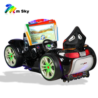 VR-200 M SKY Jeu vidéo 3D de poursuite policière, manège pour enfants à monnayeur, en fibre de verre, écran LCD 17 pouces, certifié CE