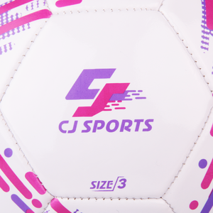 CJ Sports Machine cousue vert violet taille 3 PVC Durable 270-300g ballon de football pour les loisirs/entraînement/match - Product Image 4