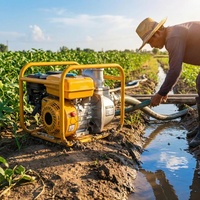 Pompe à eau à gaz portable pour la distribution d'engrais chimiques et les applications de pulvérisation agricole