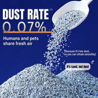 Litière pour chat TABOND BlueStone 99% anti-odeur, agglomération rapide, ATS anti-adhérent, faible poussière, écologique, sable de minerai de haute qualité