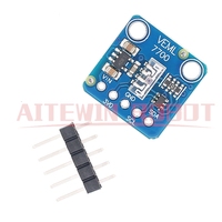 VEML7700 Modul Detektor Inframerah 120K Lux Papan Sensor Pengukur Cahaya 3.3V 5V Antarmuka I2C IIC