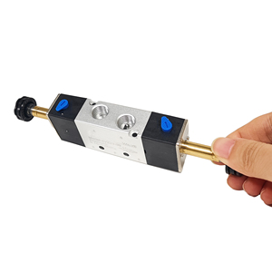 Válvula Solenoide Neumática de 1/4 Pulgada 4V220-08, Doble Cabezal, Doble Bobina, 5 Puertos, 2 Posiciones, Válvula de Control Direccional de Aire - Product Image 6