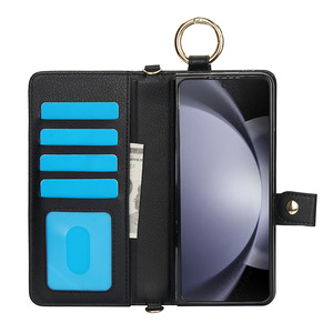 Slim Fit <span class=keywords><strong>S</strong></span> porte-stylo anneau sangle portefeuille fente pour carte fermoir à pression étui de protection complet pour Samsung <span class=keywords><strong>Z</strong></span> pli 7 6 5 <span class=keywords><strong>4</strong></span> 3 - Product Image 3