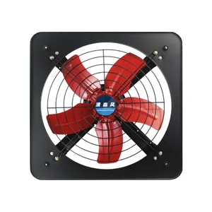 16 Inch Industri Exhaust Hotsale Ventilasi Jendela Dipasang Exhaust Fan Kuat Axial Fan