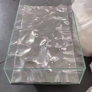 Moderno tavolino da caffè FRP con ripiano in vetro ispirato alla <span class=keywords><strong>montagna</strong></span> con superficie in vetro elegante Design di mobili interni - Product Image 4