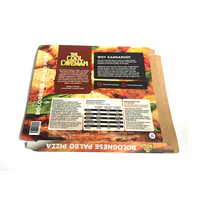 Boîte à Pizza en Carton de Cuir de Vachette avec Logo Imprimé, Personnalisée, Bon Marché, Vente en Gros