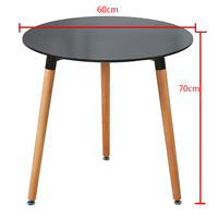 Vente directe d'usine Chambre d'hôtel Mdf Table basse d'appoint Table d'angle en bois Ensemble de table à manger