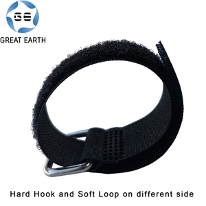 Có thể điều chỉnh móc và vòng lặp dây đeo ốc vít Băng Cứng móc và vòng lặp mềm trên mặt khác nhau tùy chỉnh Cáp Tie với kim loại khóa - Product Image 3