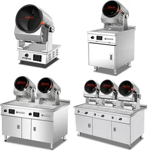 Porca Máquina De Fritar Robô De Fogão De Agitação Automática Fornecido 220V Equipamento De Cozinha Restaurante Robô De Cozinha