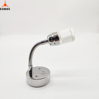 Lampe murale à col de cygne Flexible LED, lumière de lecture, pour camion, camping-car, cabine, chevet ou siège