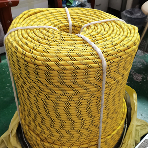 Solid Braided Polyester Cord 14mm Wholesale 12mm Diameter Fire Rescue Safety Rope Static Climbing Rope