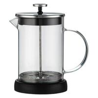 Cafetière à piston en verre borosilicate écologique et acier inoxydable 304, infuseur à thé, design européen moderne, préparation manuelle